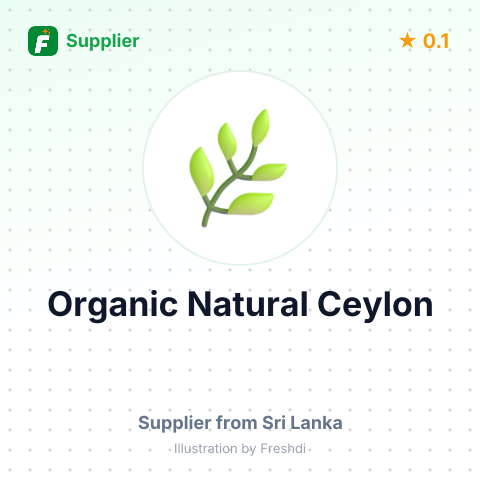 Organic Natural Ceylon  – summary card, no photo uploaded yet