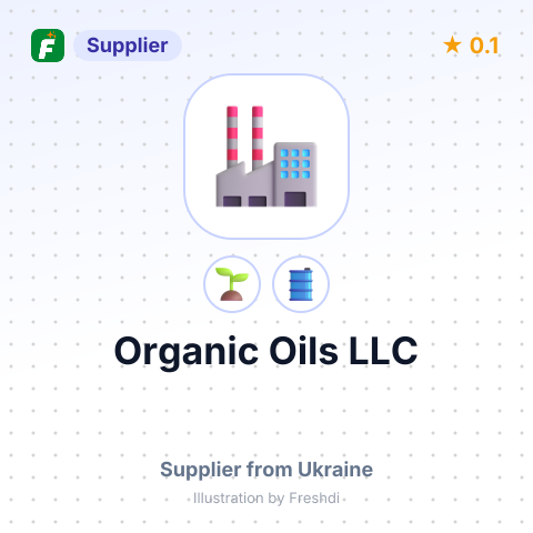 Organic Oils LLC  – summary card, no photo uploaded yet