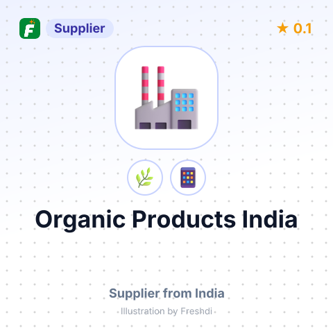 Organic Products India  – summary card, no photo uploaded yet