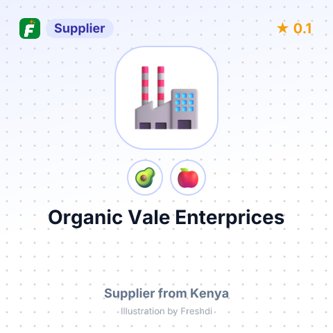 Organic Vale Enterprices  – summary card, no photo uploaded yet