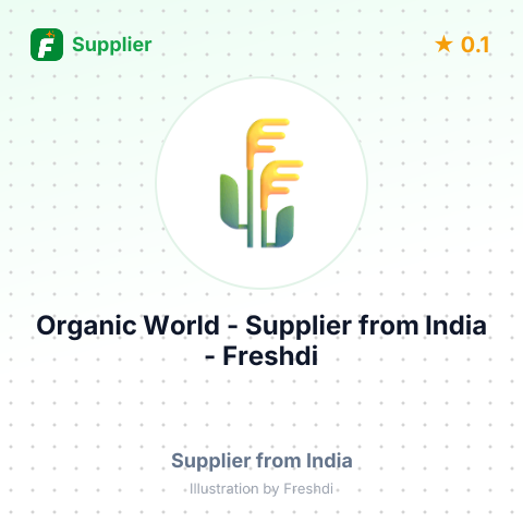 Organic World  – summary card, no photo uploaded yet