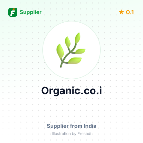 Organic.co.i – summary card, no photo uploaded yet