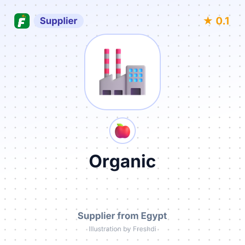 Organic  – summary card, no photo uploaded yet