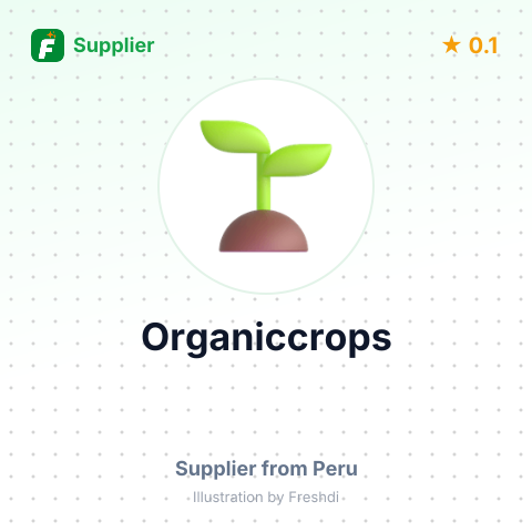 Organiccrops  – summary card, no photo uploaded yet