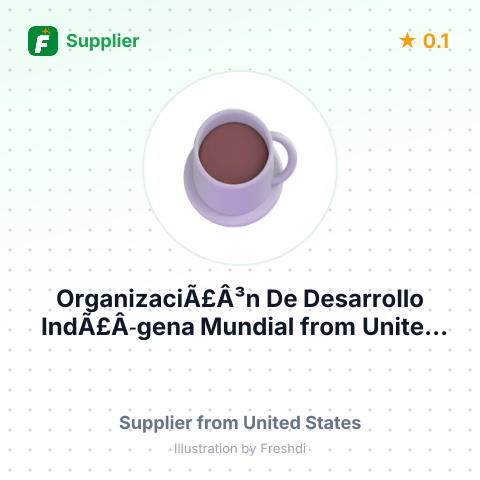 OrganizaciÃ£Â³n De Desarrollo IndÃ£Â­gena Mundial  – summary card, no photo uploaded yet