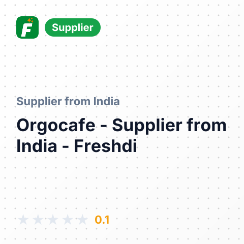 Orgocafe  – summary card, no photo uploaded yet