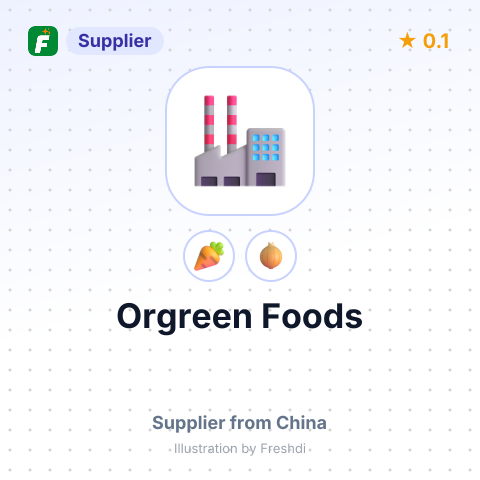 Orgreen Foods – summary card, no photo uploaded yet