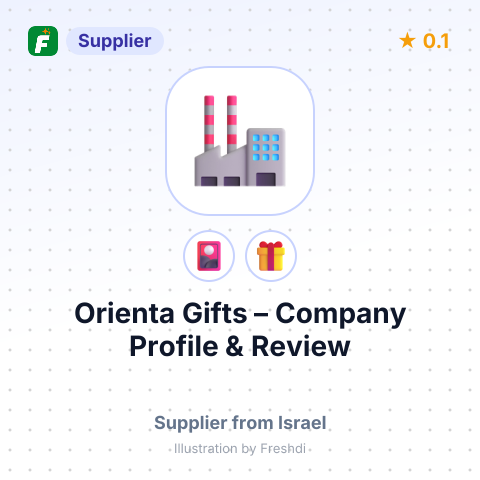 Orienta Gifts – summary card, no photo uploaded yet
