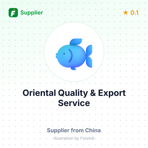 Oriental Quality & Export Service  – summary card, no photo uploaded yet