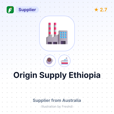 Origin Supply Ethiopia – summary card, no photo uploaded yet