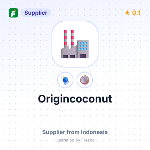 Origincoconut – summary card, no photo uploaded yet