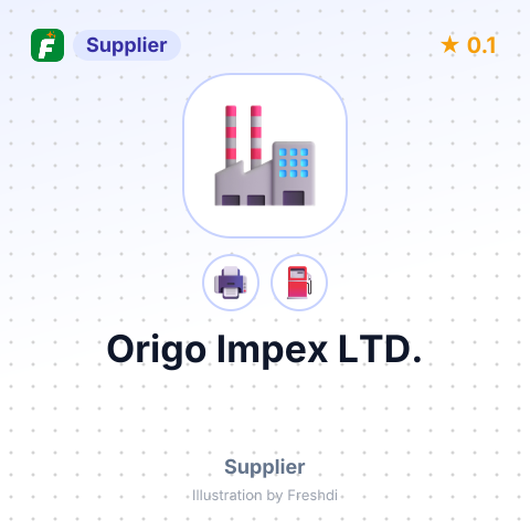 Origo Impex LTD. – summary card, no photo uploaded yet