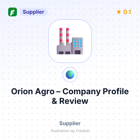 Orion Agro – summary card, no photo uploaded yet