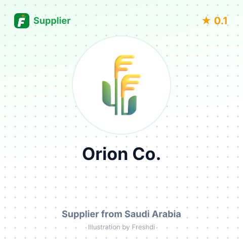 Orion Co.  – summary card, no photo uploaded yet