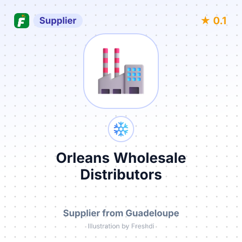 Orleans Wholesale Distributors – summary card, no photo uploaded yet