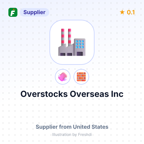 Overstocks Overseas Inc – summary card, no photo uploaded yet