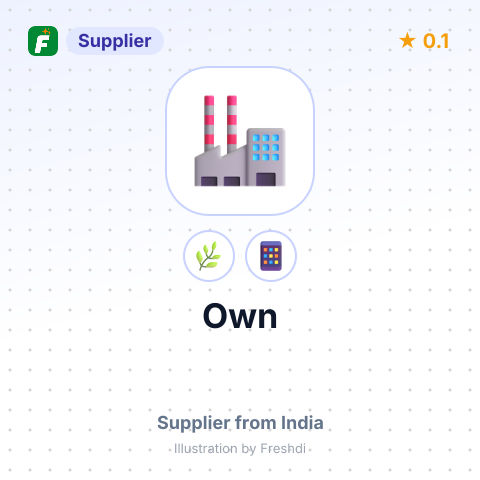 Own  – summary card, no photo uploaded yet