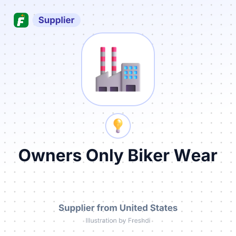 Owners Only Biker Wear – summary card, no photo uploaded yet