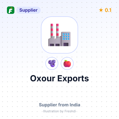 Oxour Exports  – summary card, no photo uploaded yet