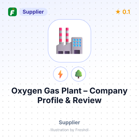 Oxygen Gas Plant – summary card, no photo uploaded yet