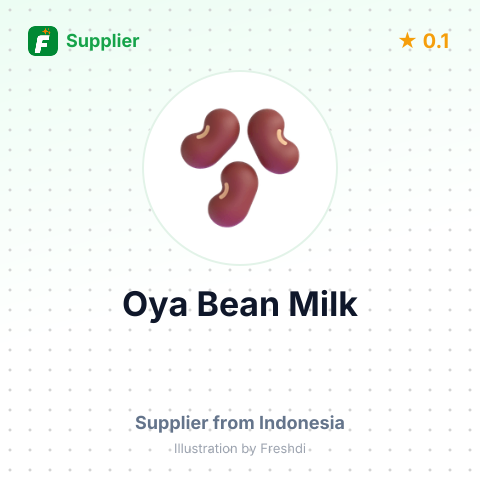 Oya Bean Milk  – summary card, no photo uploaded yet