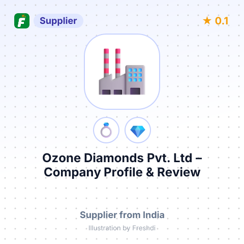 Ozone Diamonds Pvt. Ltd – summary card, no photo uploaded yet