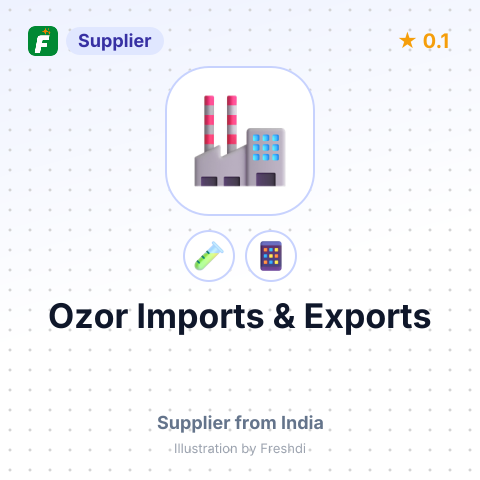 Ozor Imports & Exports  – summary card, no photo uploaded yet