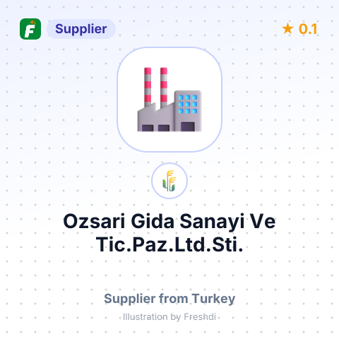 Ozsari Gida Sanayi Ve Tic.Paz.Ltd.Sti. – summary card, no photo uploaded yet
