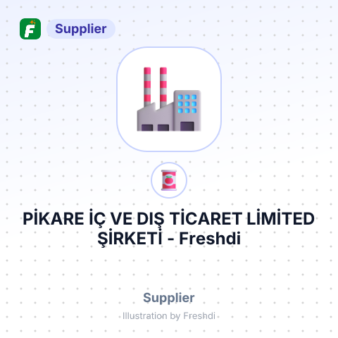 PİKARE İÇ VE DIŞ TİCARET LİMİTED ŞİRKETİ – summary card, no photo uploaded yet