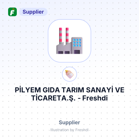 PİLYEM GIDA TARIM SANAYİ VE TİCARETA.Ş. – summary card, no photo uploaded yet