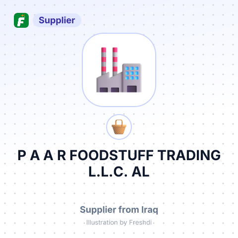 P A A R FOODSTUFF TRADING L.L.C. AL – summary card, no photo uploaded yet