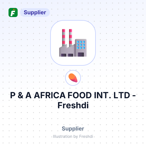 P & A AFRICA FOOD INT. LTD – summary card, no photo uploaded yet