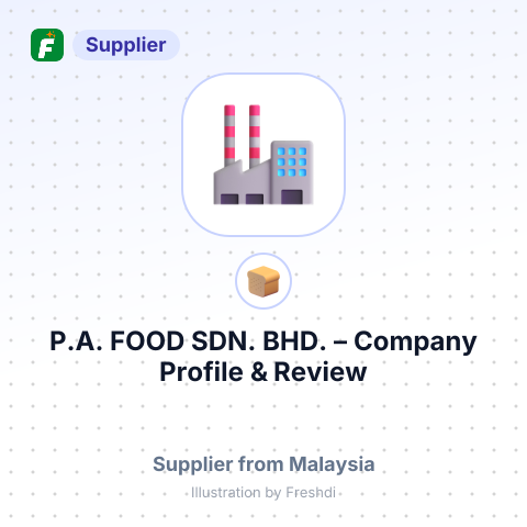 P.A. FOOD, SDN. BHD. – summary card, no photo uploaded yet