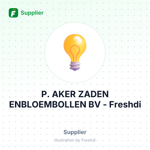 P. AKER ZADEN ENBLOEMBOLLEN BV – summary card, no photo uploaded yet