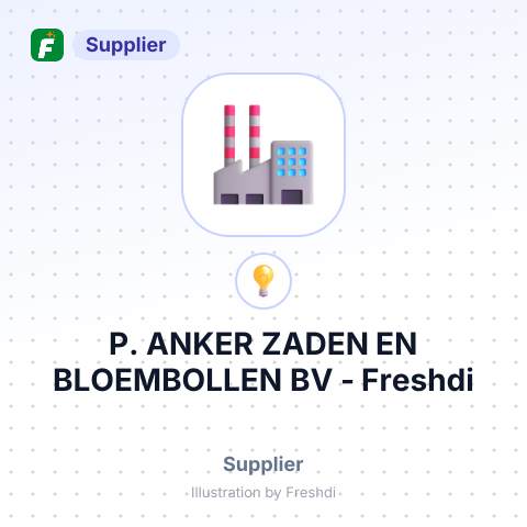 P. ANKER ZADEN EN BLOEMBOLLEN BV – summary card, no photo uploaded yet