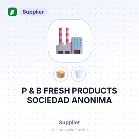 P & B FRESH PRODUCTS SOCIEDAD ANONIMA – summary card, no photo uploaded yet