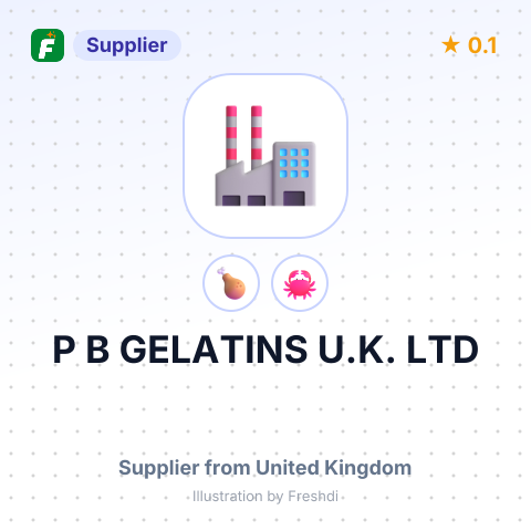 P B GELATINS U.K. LTD – summary card, no photo uploaded yet