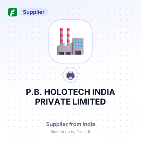 P.B. HOLOTECH INDIA PRIVATE LIMITED – summary card, no photo uploaded yet