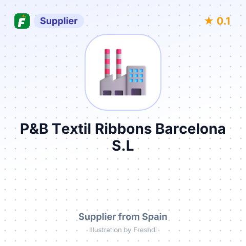 P&B Textil Ribbons Barcelona S.L – summary card, no photo uploaded yet