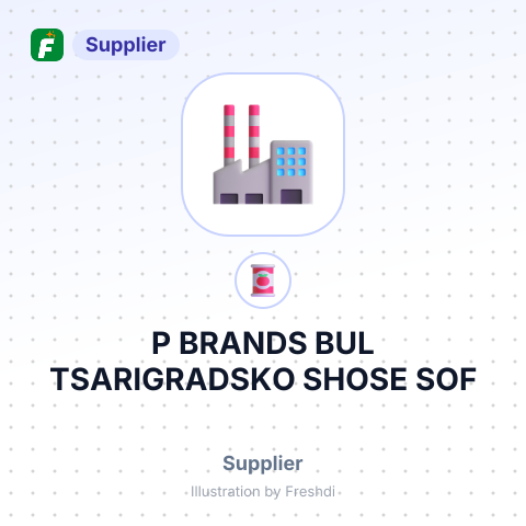 P BRANDS BUL TSARIGRADSKO SHOSE SOF – summary card, no photo uploaded yet