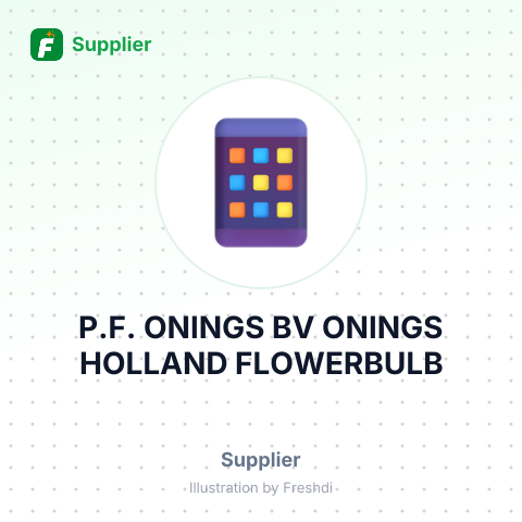 P.F. ONINGS BV ONINGS HOLLAND FLOWERBULB – summary card, no photo uploaded yet