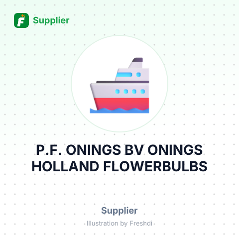 P.F. ONINGS BV ONINGS HOLLAND FLOWERBULBS – summary card, no photo uploaded yet