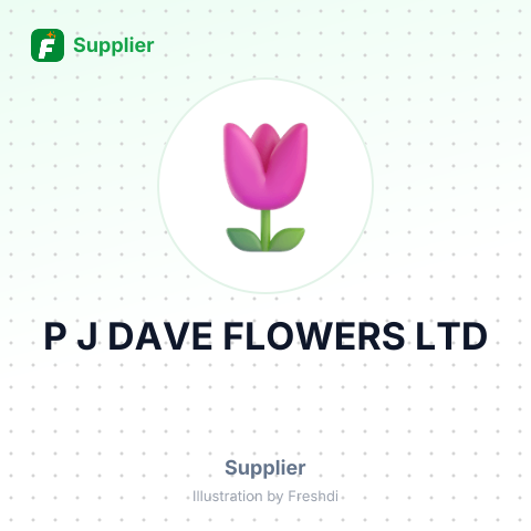 P J DAVE FLOWERS LTD – summary card, no photo uploaded yet
