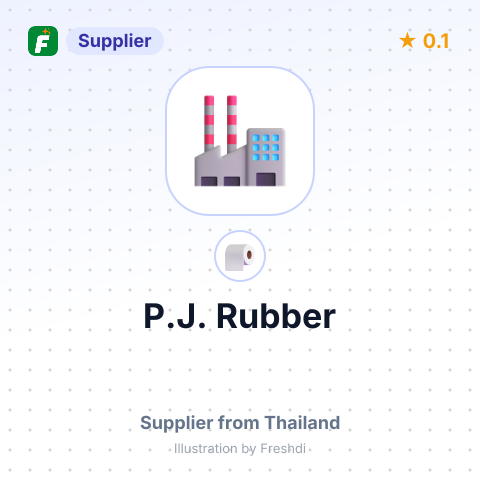 P.J. Rubber – summary card, no photo uploaded yet