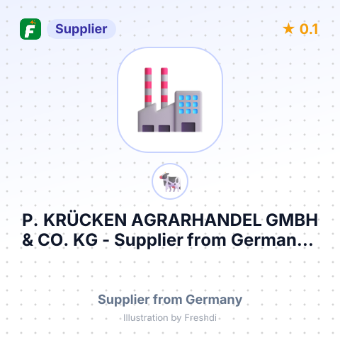 P. KRÜCKEN AGRARHANDEL GMBH & CO. KG – summary card, no photo uploaded yet