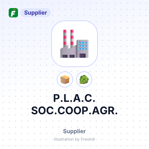 P.L.A.C. SOC.COOP.AGR. – summary card, no photo uploaded yet