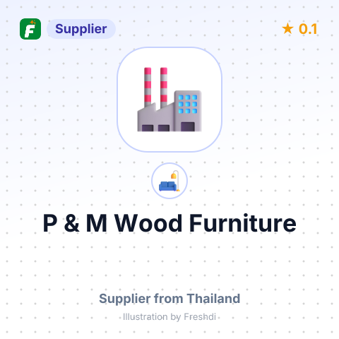 P & M Wood Furniture – summary card, no photo uploaded yet