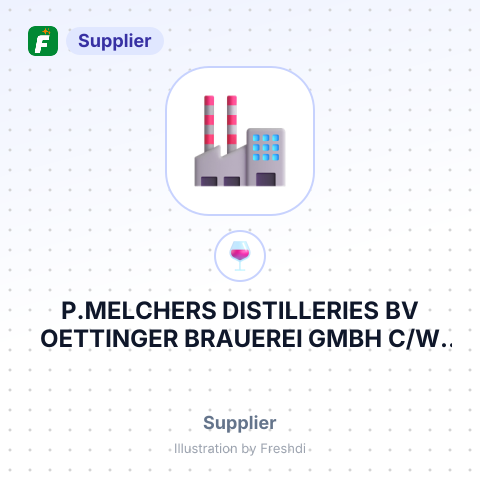 P.MELCHERS DISTILLERIES BV OETTINGER BRAUEREI GMBH C/W LT – summary card, no photo uploaded yet