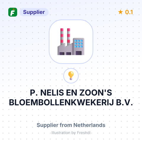 P. NELIS EN ZOON'S BLOEMBOLLENKWEKERIJ B.V. – summary card, no photo uploaded yet