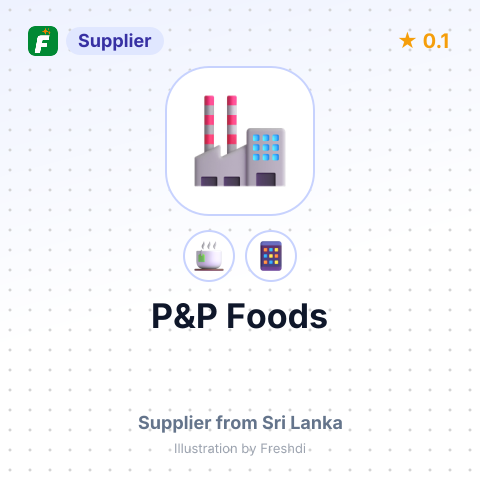 P&P Foods  – summary card, no photo uploaded yet